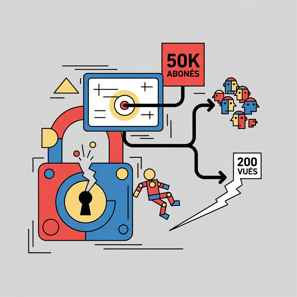 50K Abonnés, 200 Vues : Pourquoi Votre Audience ne Vous Appartient Pas