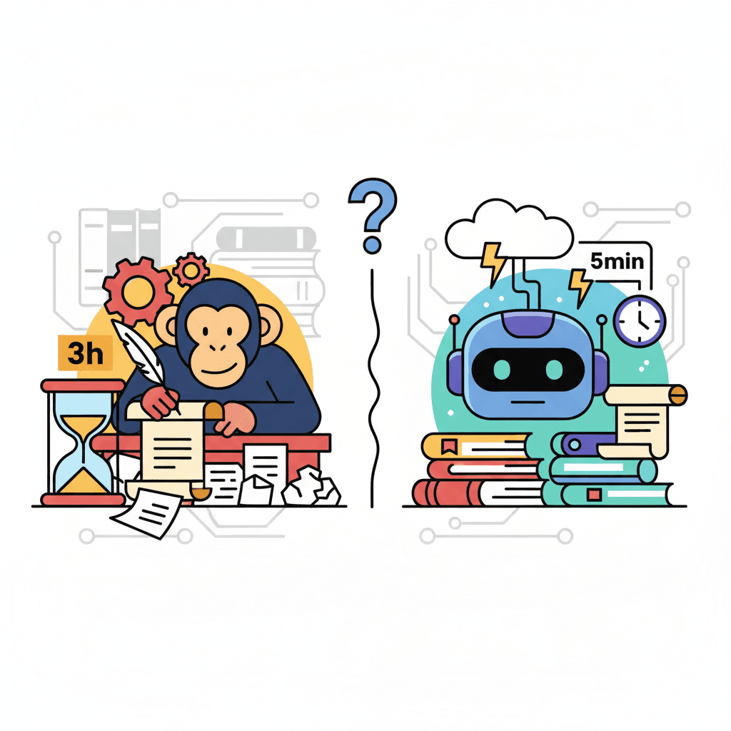 Alternative Mailchimp : 3h d'Écriture vs 5min d'IA